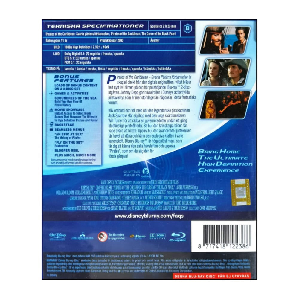 Pirates Of The Caribbean: Svarta Pärlans Förbannelse