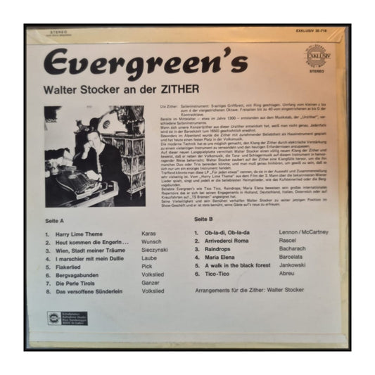 Walter Stocker: Evergreen'S Nicht Nur Aus Wien