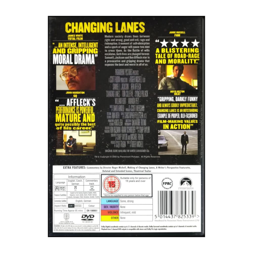 Changing Lanes