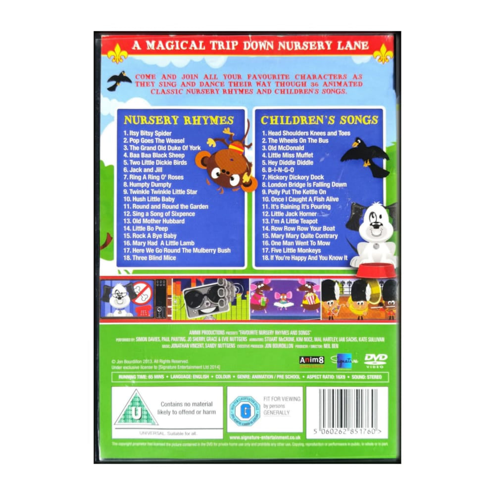 Favourite Nursery Rhymes & Songs