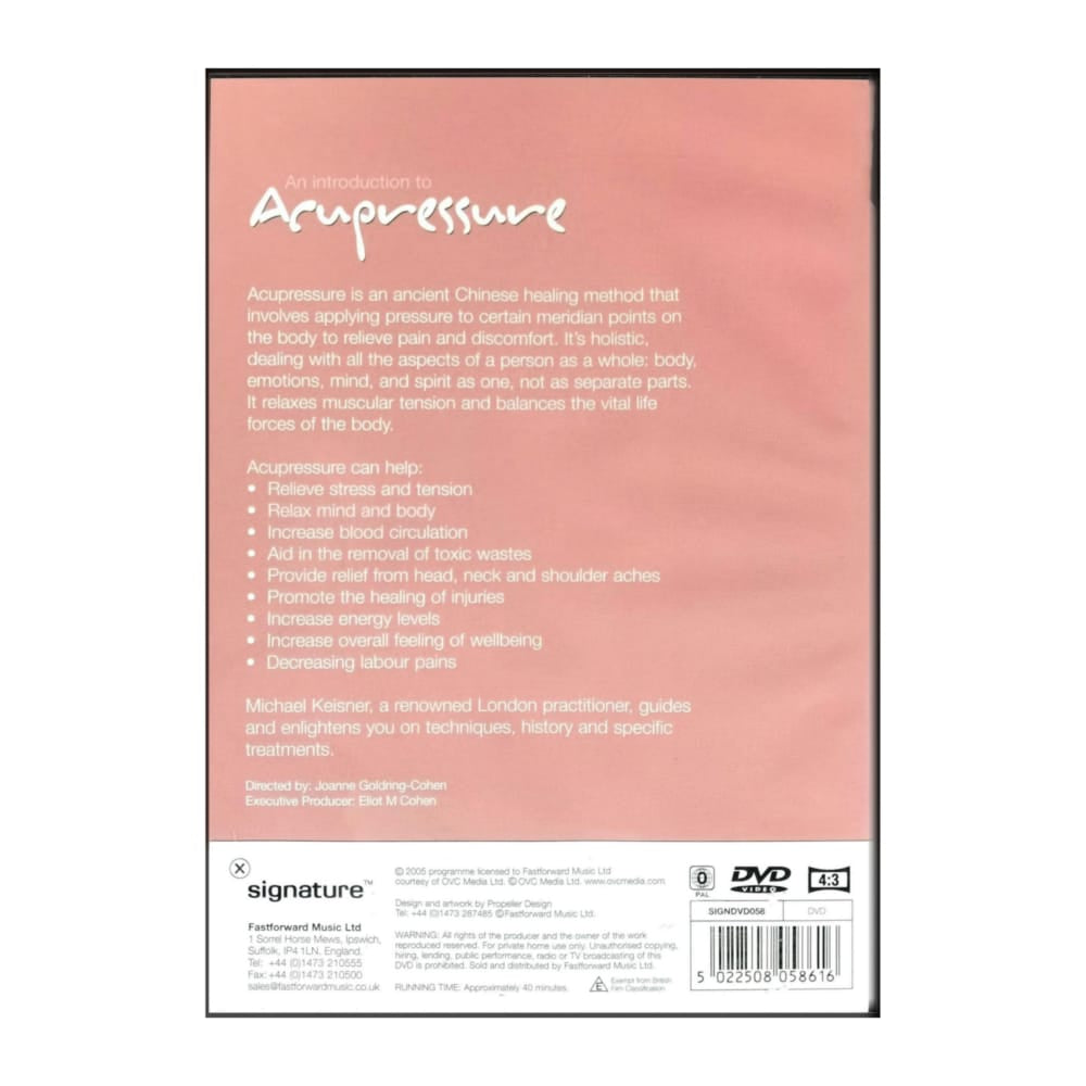 An Introduction To Acupressure