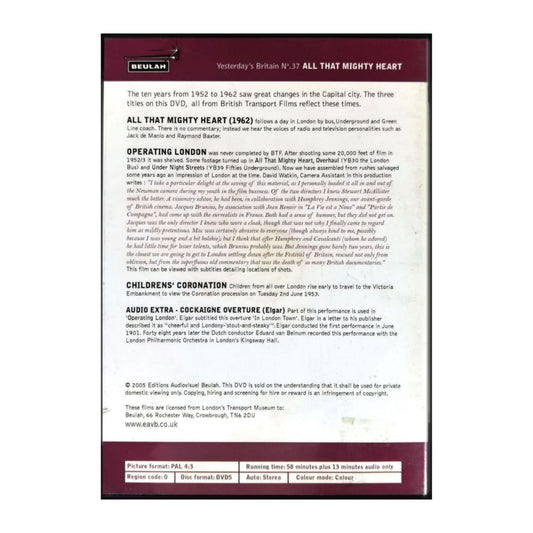 Yesterday'S Britain No 37 All That Mighty Heart