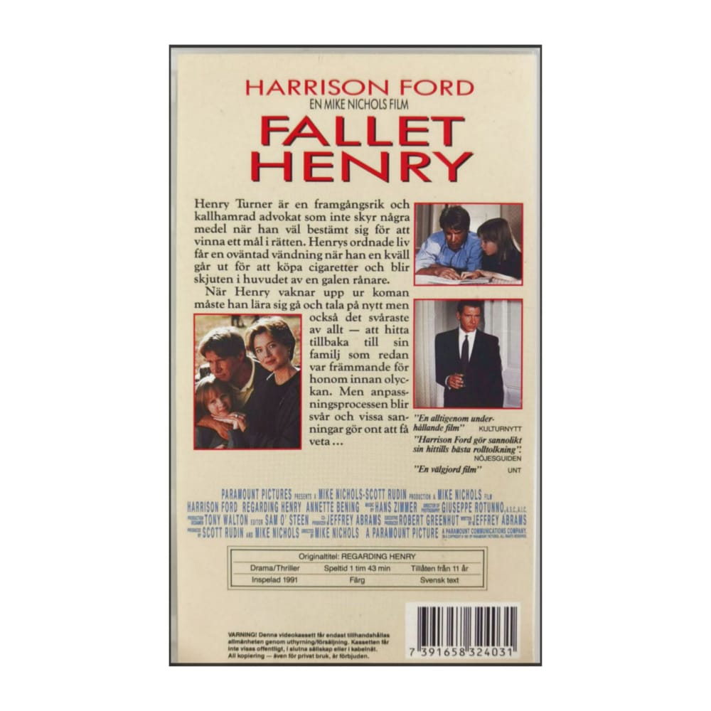 Regarding Henry | Fallet Henry