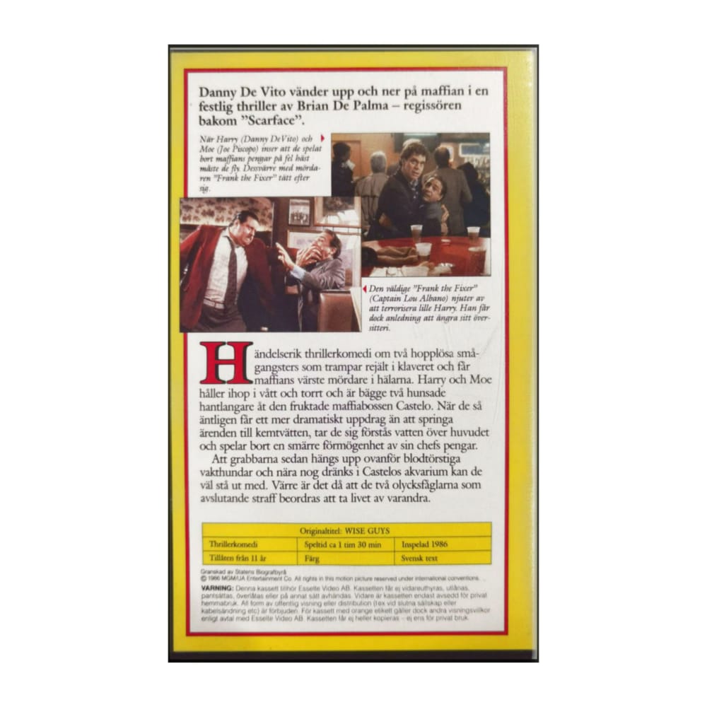 Wise Guys (1986) Smarta Killar