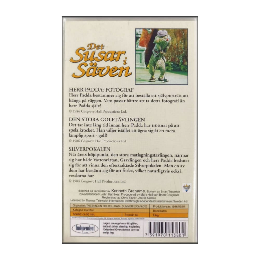 The Wind In The Willows | Det Susar I Säven: Sommareskapader