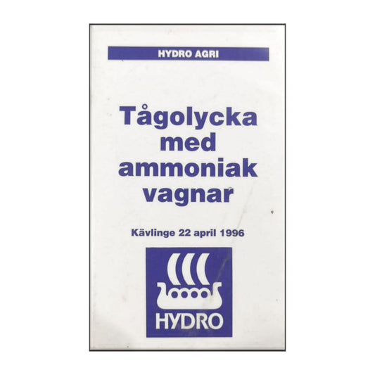 Tågolycka Med Ammoniak Vagnar - Kävlinge 1996-04-22
