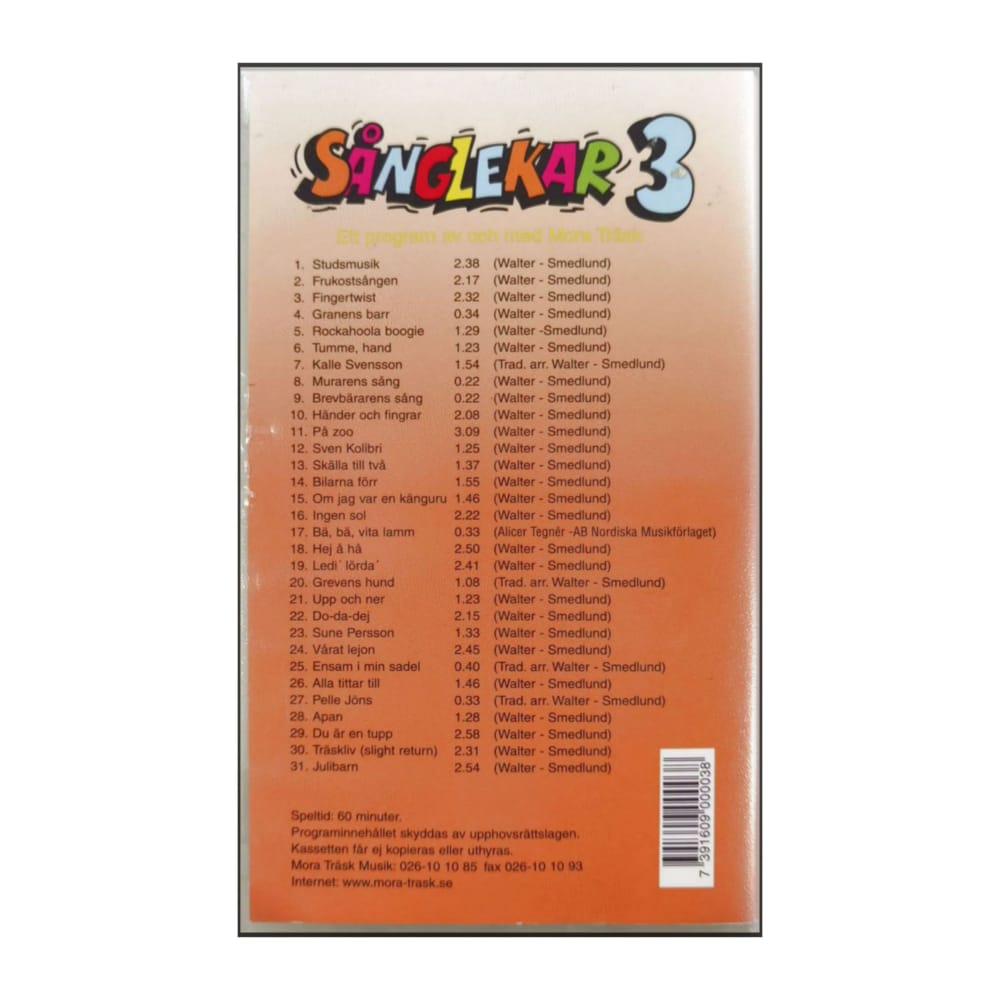 Mora Träsk: Sånglekar 3