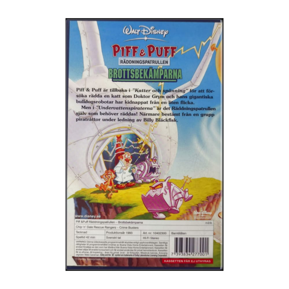 Chip 'N' Dale | Piff & Puff Räddningpatrullen: Brottsbekämparna