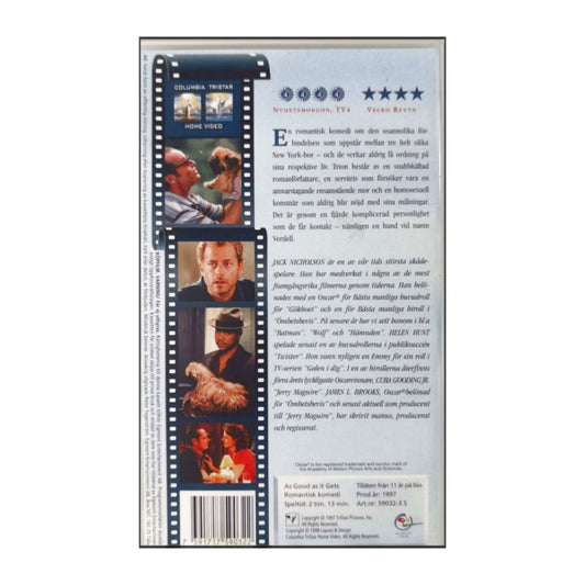 As Good As It Gets (1997) Livets Från Den Ljusa Sidan