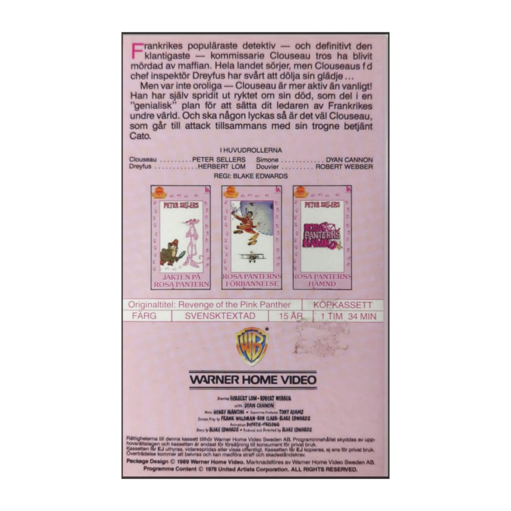 The Pink Panther (1978) Rosa Panterns Hämnd