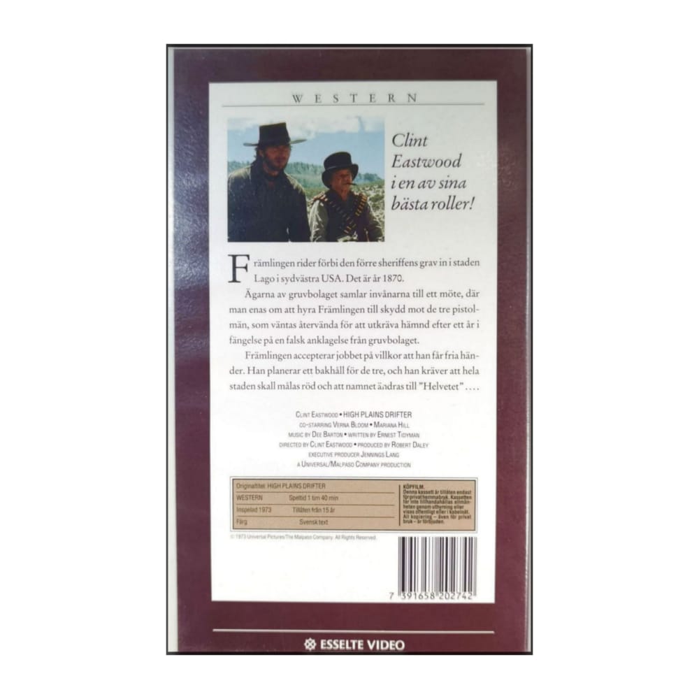 High Plains Drifter | Mannen Med Oxpiskan