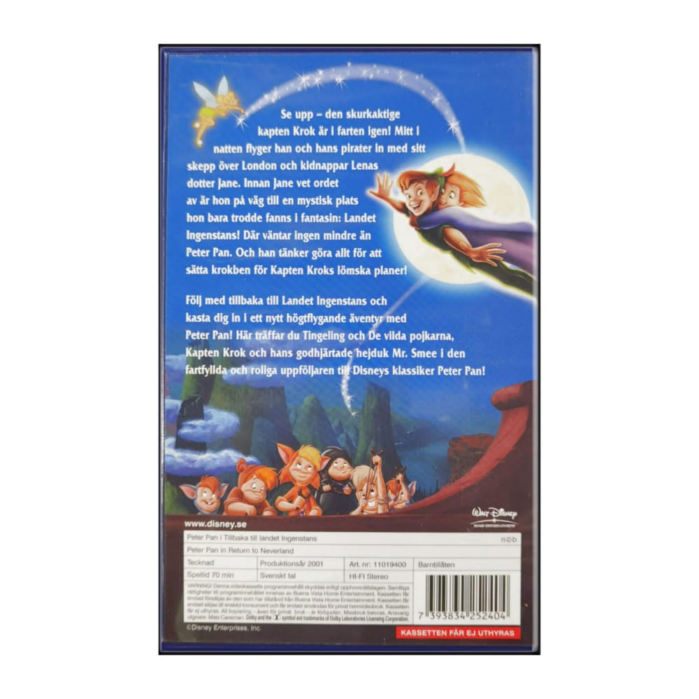 Peter Pan: Tillbaka Till Landet Ingenstans