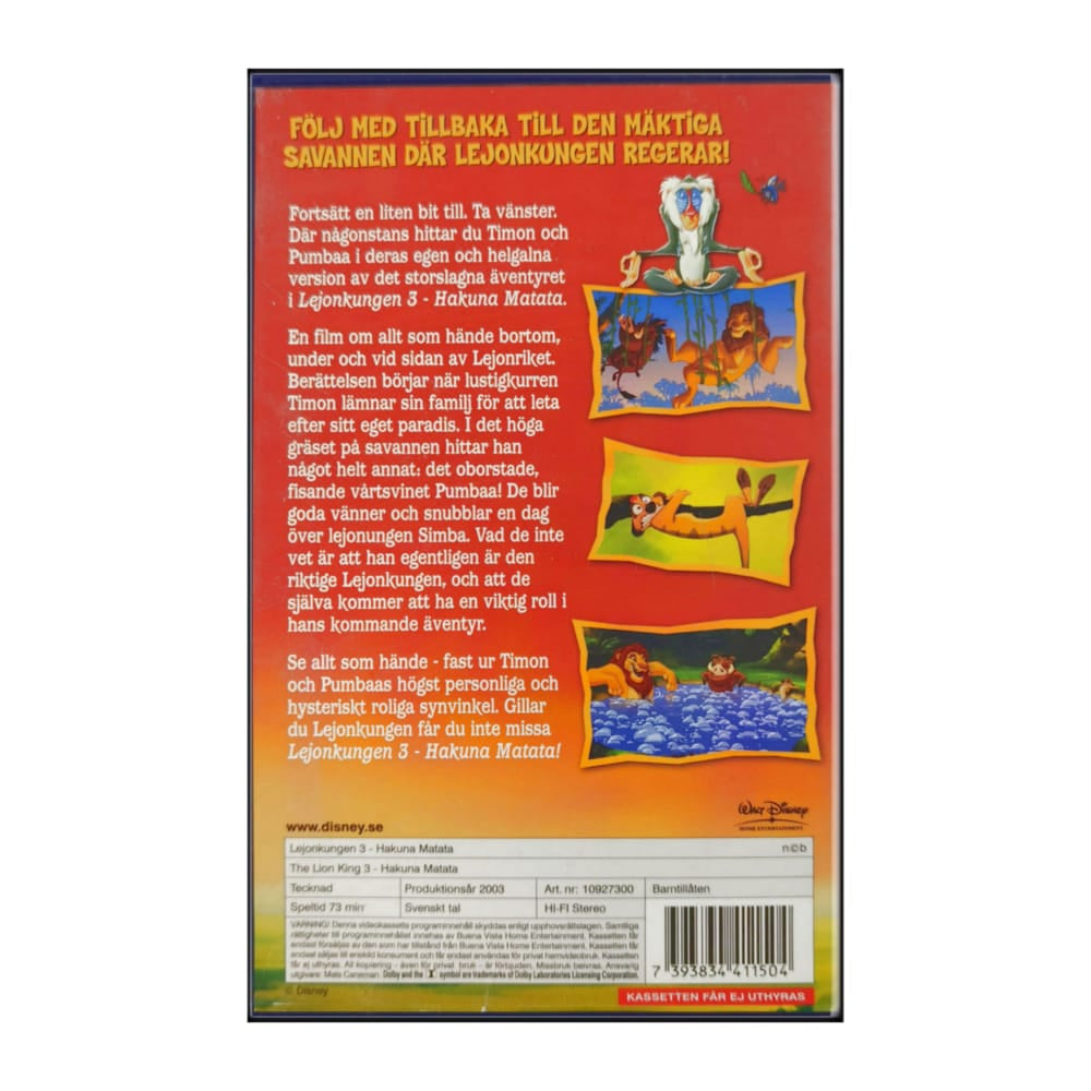 The Lion King 3 | Lejonkungen 3