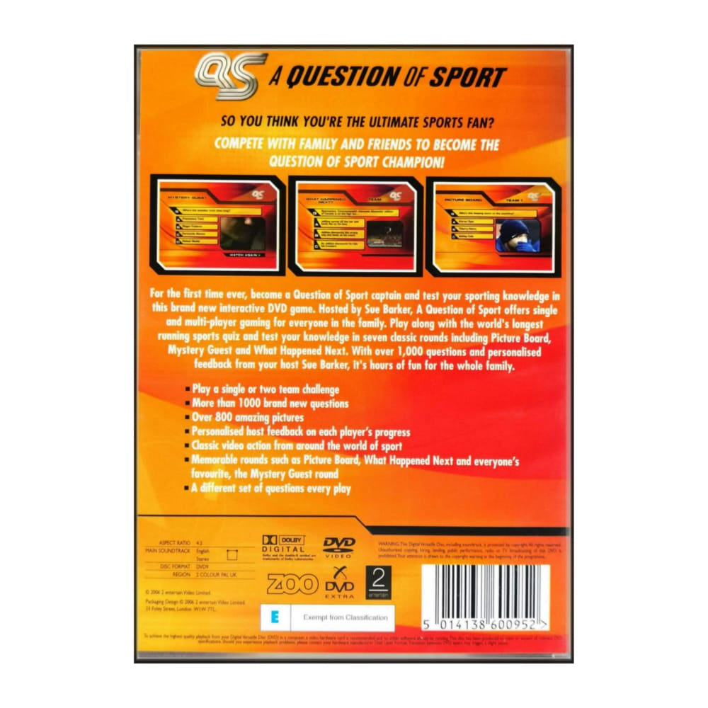A Question Of Sport