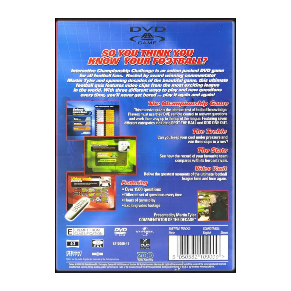 Championship Challenge