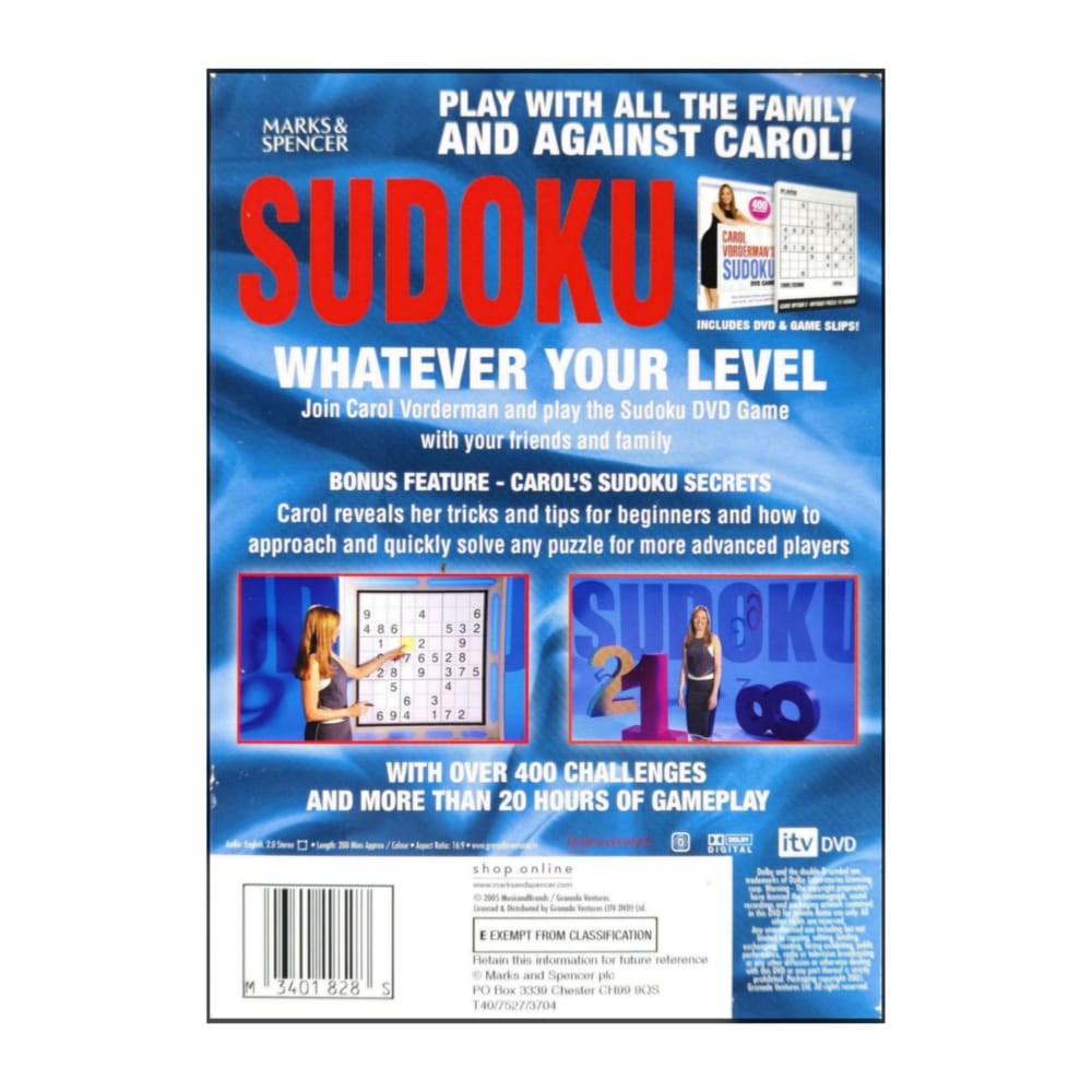 Carol Vorderman’S Sudoku