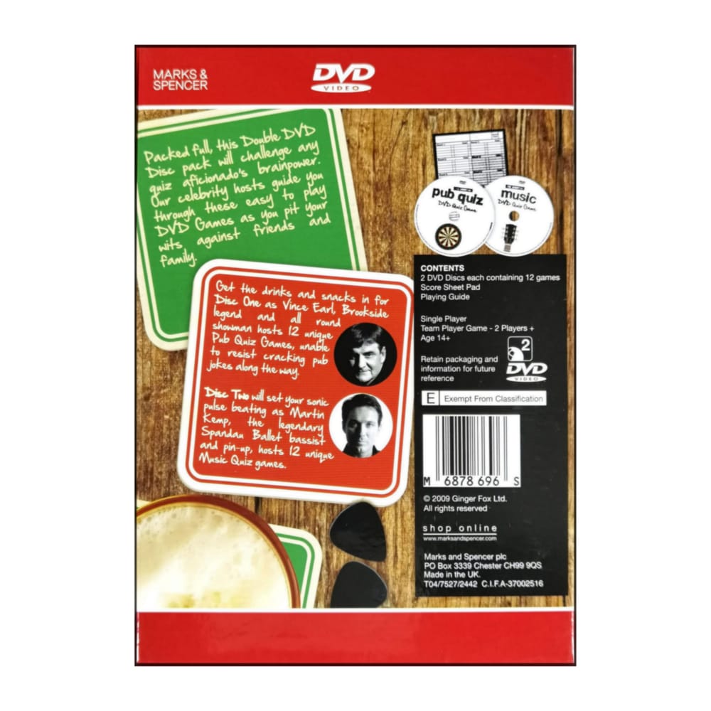 The Essential Pub & Music Quiz