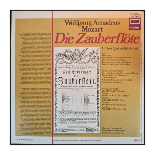 Wolfgang Amadeus Mozart: Die Zauberflöte