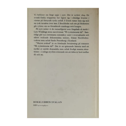 Lars Widding: Majors Avsked