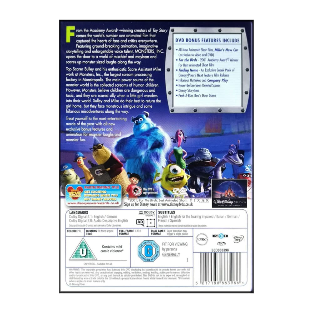 Monsters Inc