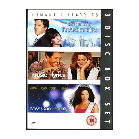 Two Weeks Notice + Music And Lyrics + Miss Congeniality