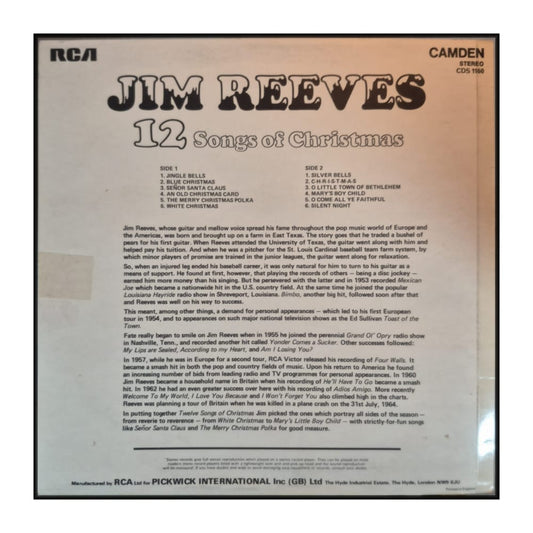 Jim Reeves: 12 Songs Of Christmas