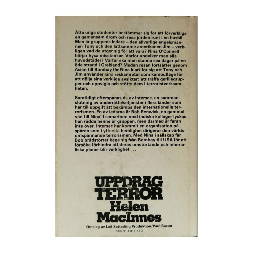 Helen Macinnes: Uppdrag: Terror