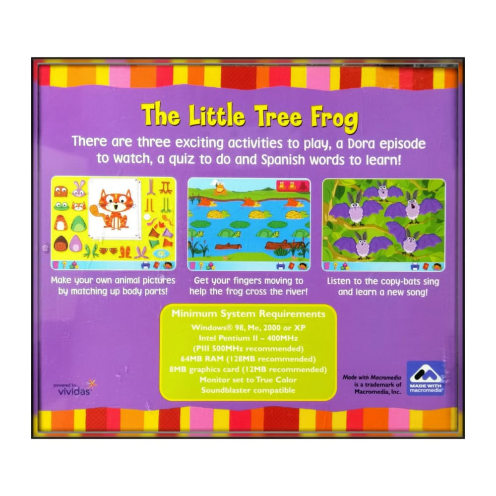 Dora The Explorer: Click & Create 10: The Little Tree Frog