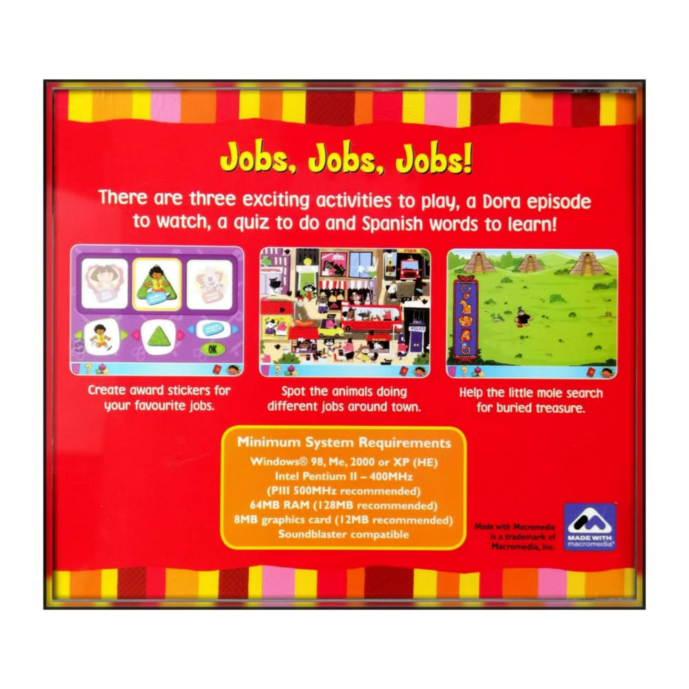 Dora The Explorer: Click & Create 29 Jobs Jobs Jobs