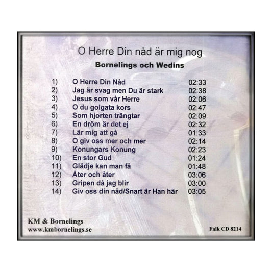 Lars Wedin & Sara Borneling: O Herre Din Nåd Är Mig Nog