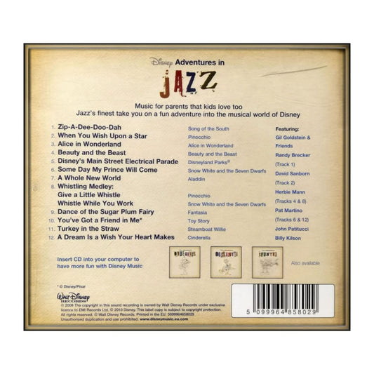 Disney Adventures In Jazz
