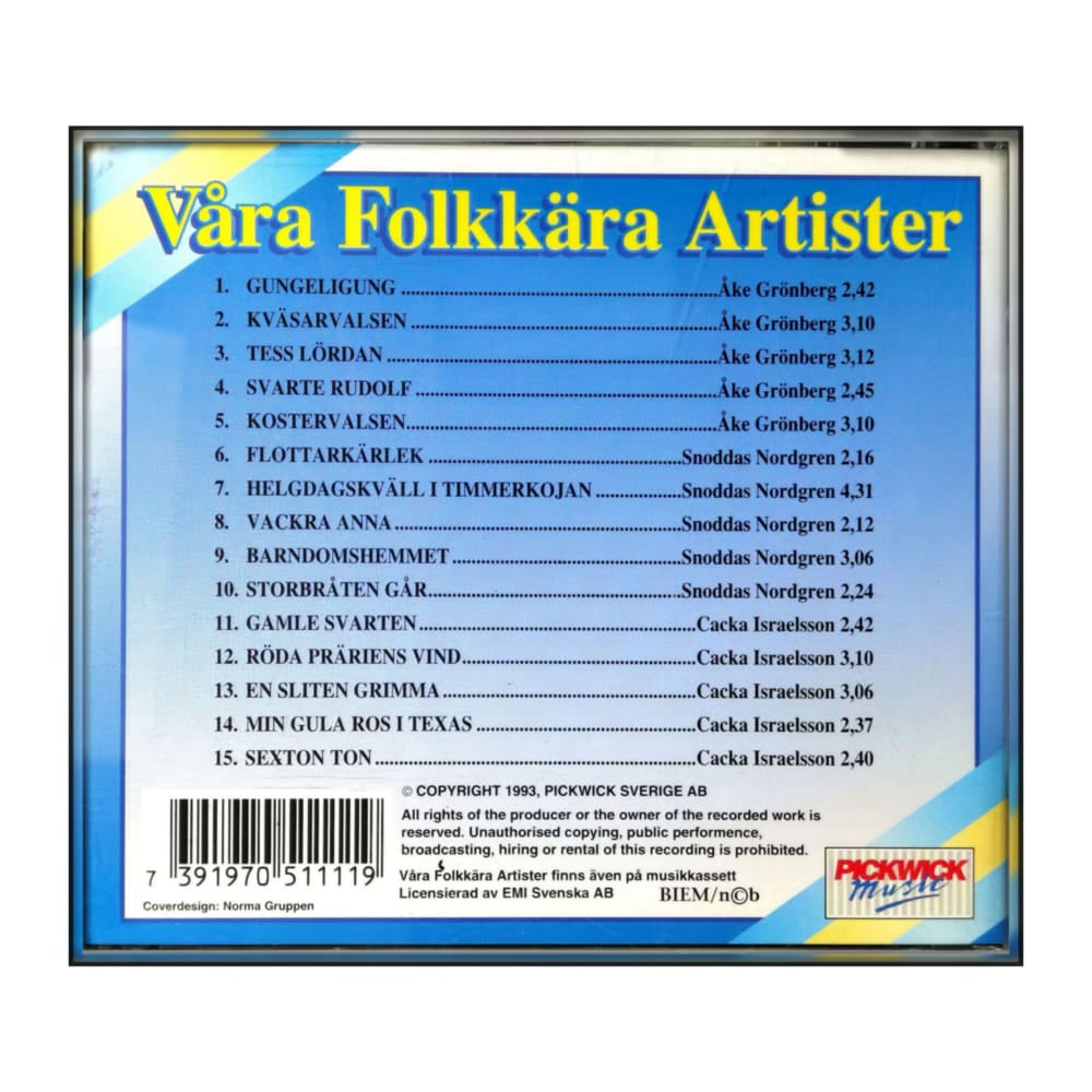 Alla Våra Folkkära Artister
