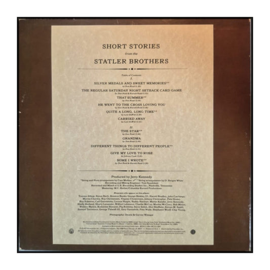 The Statler Brothers: Short Stories