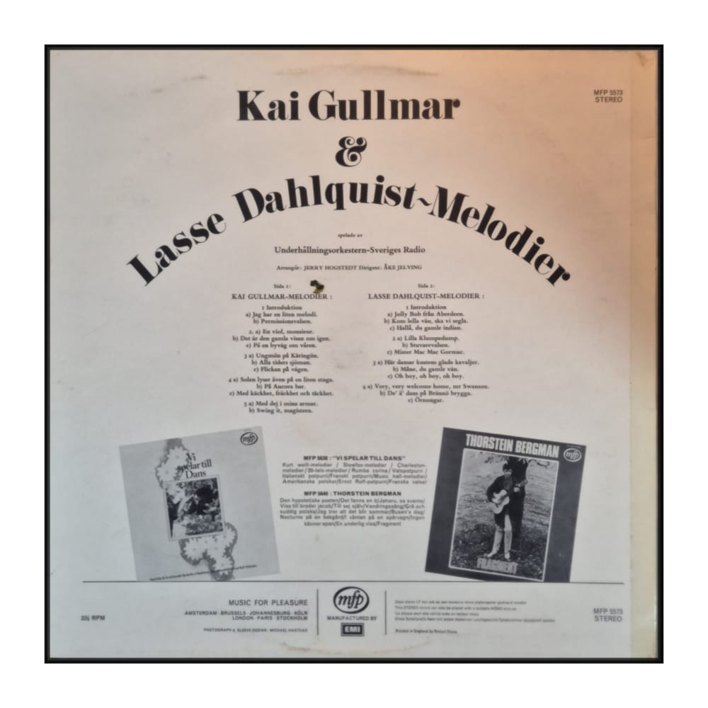 Underhållningsorkestern: Kai Gullmar & Lasse Dahlquist-Melodier