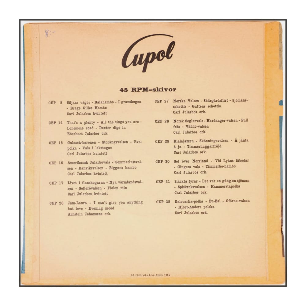 Carl Jularbo: Rialajazzen