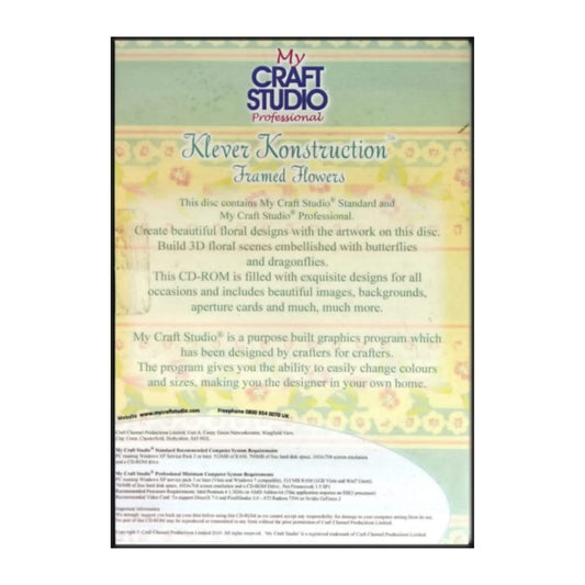 My Craft Studio Professional Klever Konstruktion Framed Flowers