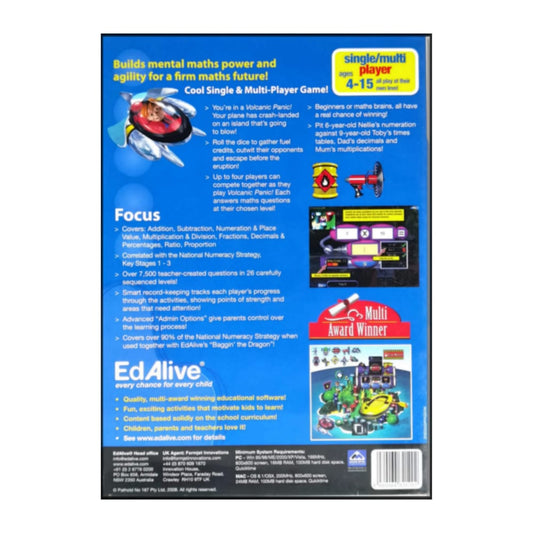 Math Focus Volcanic Panic