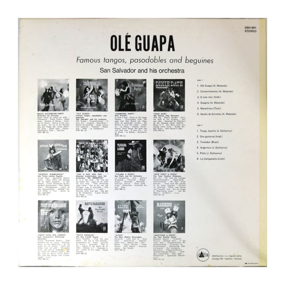 San Salvador And His Orchestra: Olé Guapa