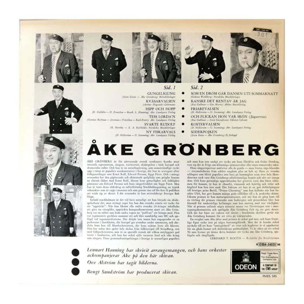 Åke Grönberg: Gungeligung Med Åke Grönberg
