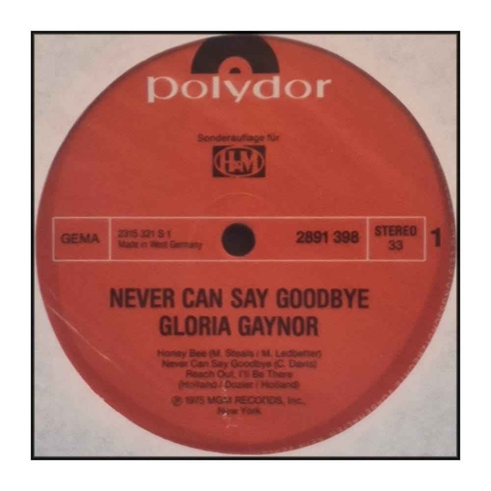 Gloria Gaynor: Never Can Say Goodbye