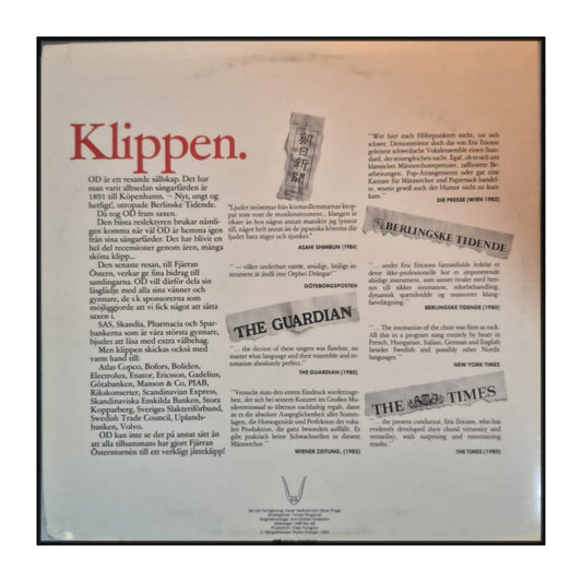 Orphei Drängar Med Eric Ericson: Od Far East
