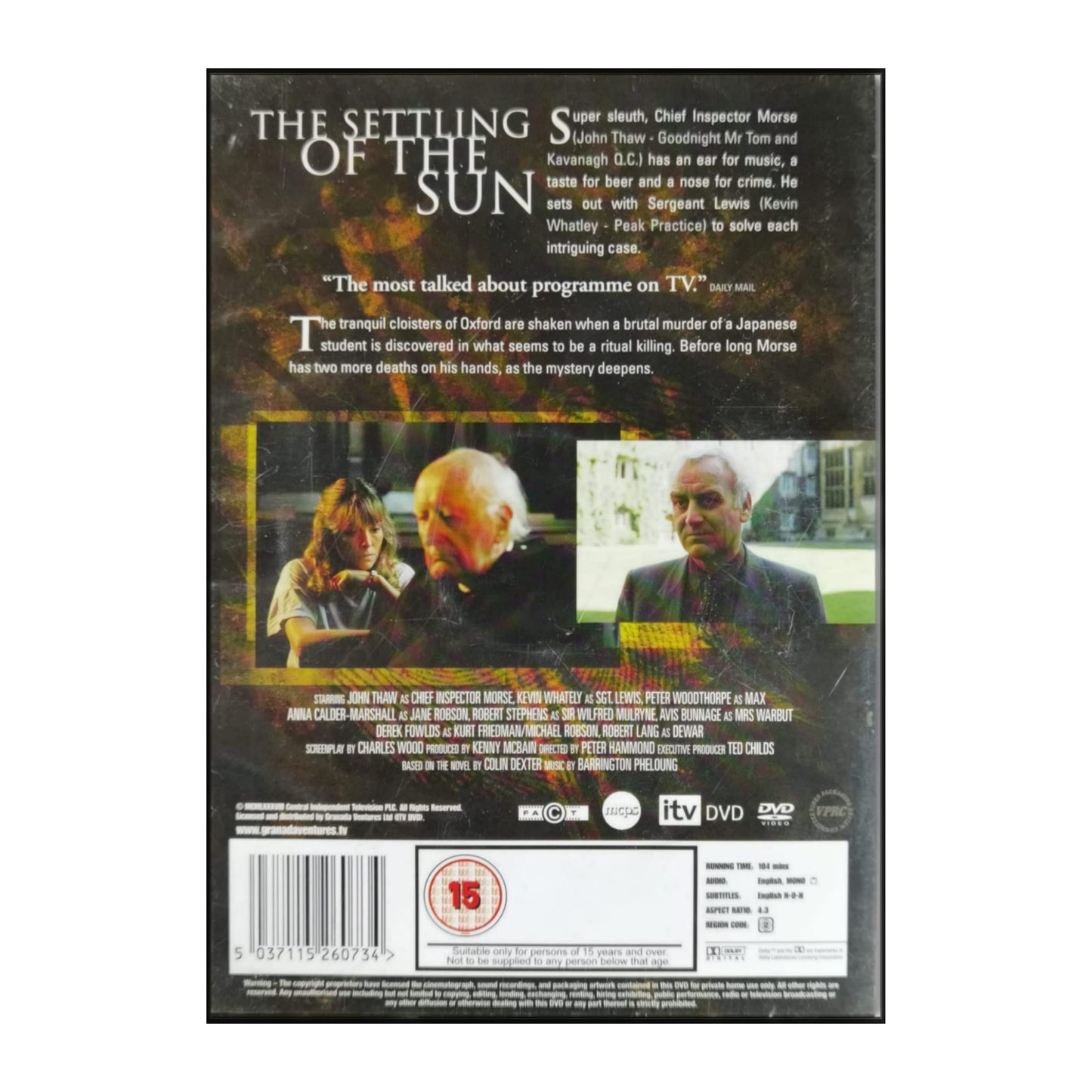 Inspector Morse 2 E3 The Settling Of The Sun