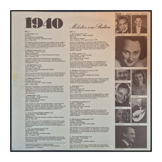 Melodier Som Bedåra 1940