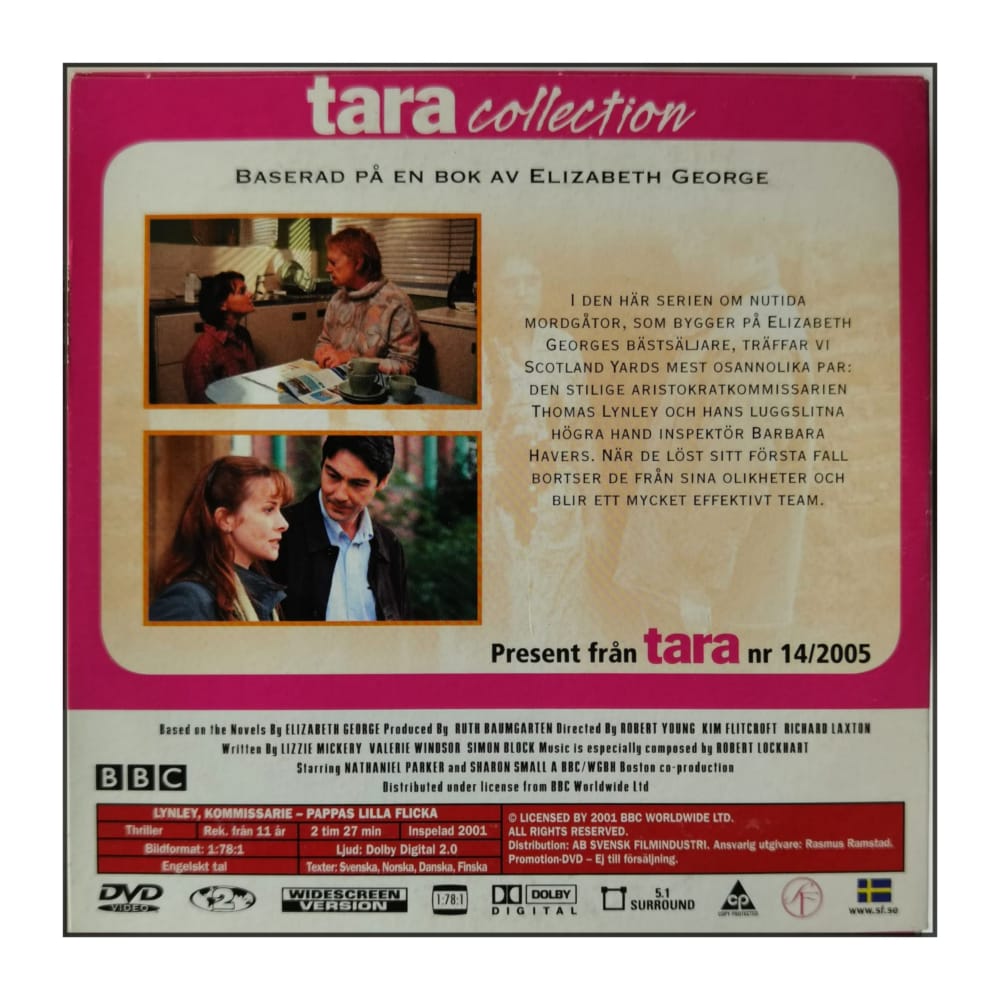 The Inspector Lynley Mysteries | Kommissarie Lynley: Pappas Lilla Flicka