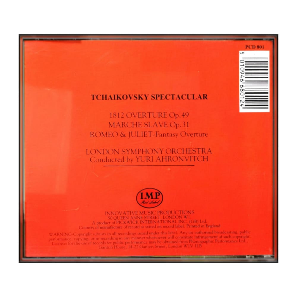 Pyotr Ilyich Tchaikovsky: Spectacular
