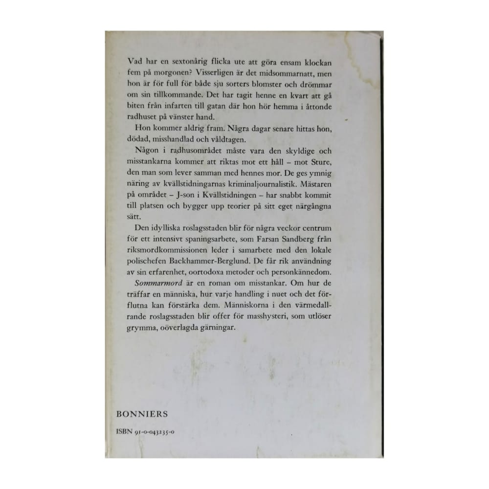 Lars Molin: Sommarmord