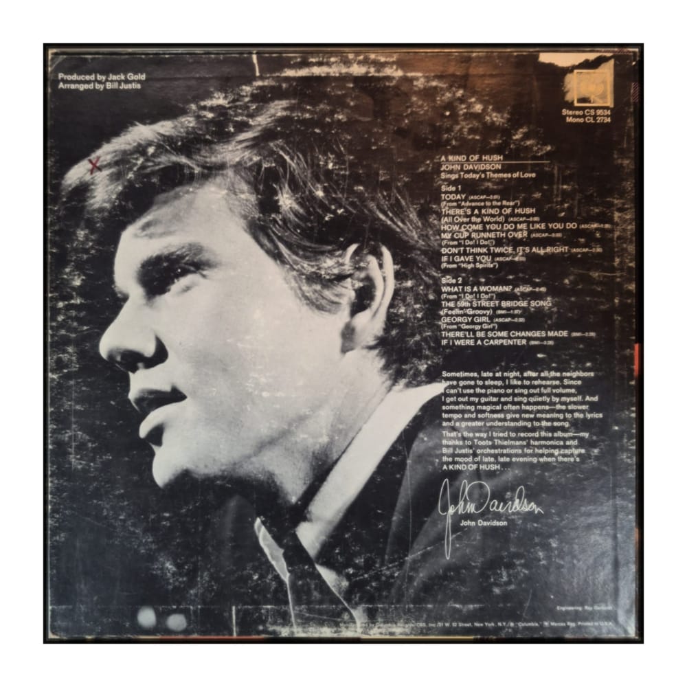 John Davidson: A Kind Of Hush