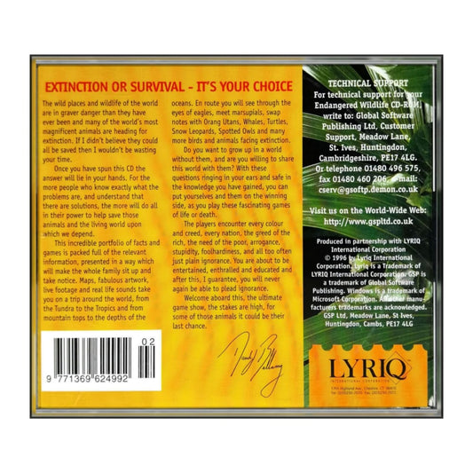 David Bellamy'S Endangered Wildlife