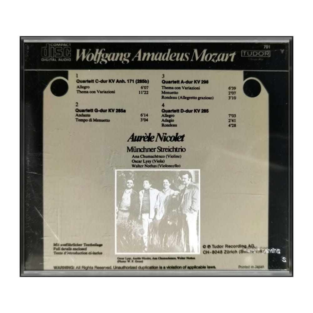 Mozart: Flöten Quartette