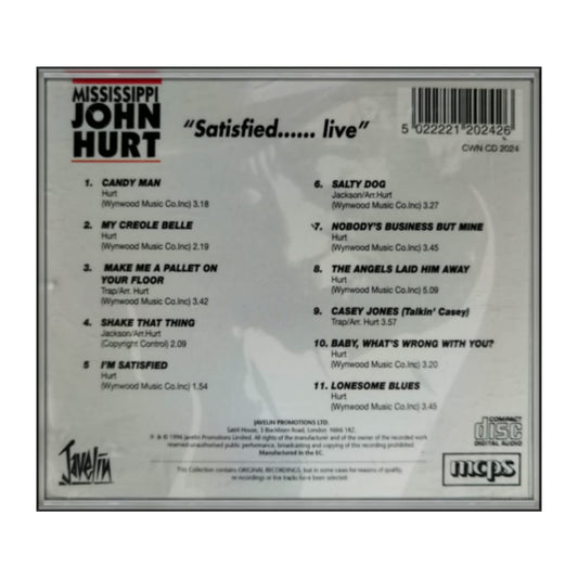 Mississippi John Hurt: Satisfied Live